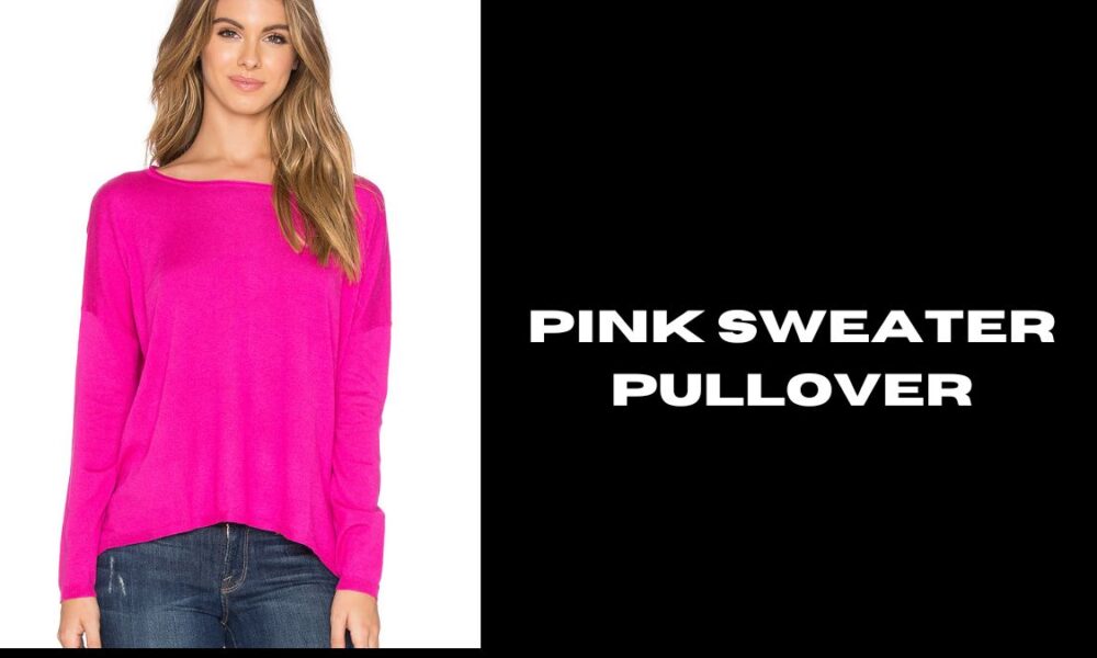 pink sweater pullover