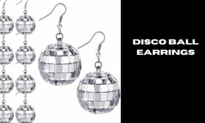 disco ball earrings